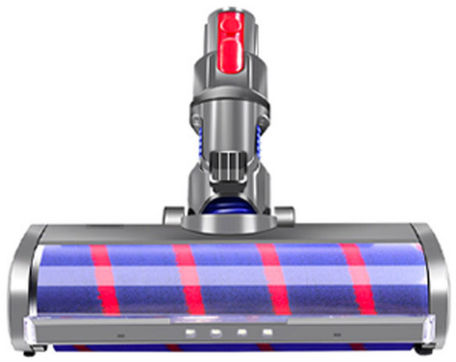 라온 다이슨 청소기 호환 헤드 V7 V8 V10 V11 V15 소프트 롤러, 1개, LED 싱글헤드