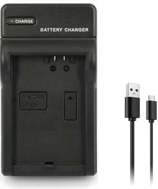 캐논 LP-E5 호환 USB 충전기 EOS 500D 450D 1000D, 1개