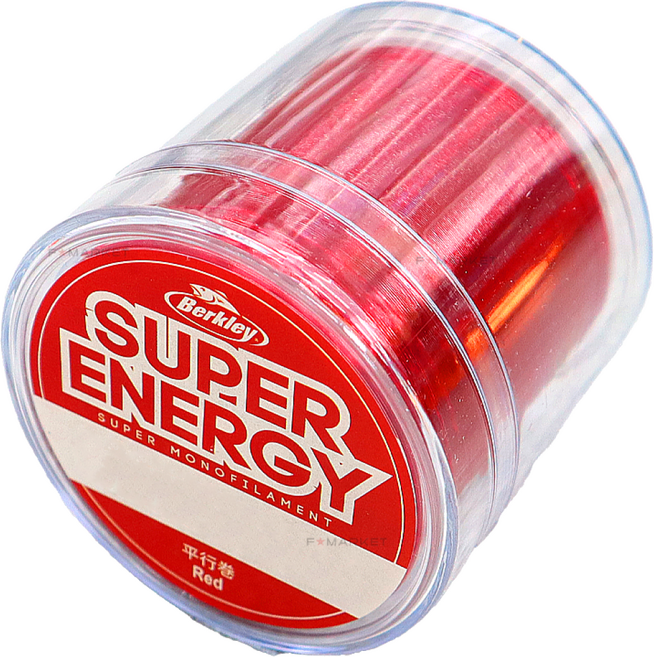 버클리 슈퍼에너지2 나일론 모노라인 원투라인, 1개, 레드