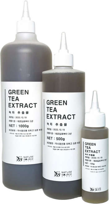 네이처소스 무방부제 녹차 추출물 원액 탄닌 카테킨, 150g, 1개