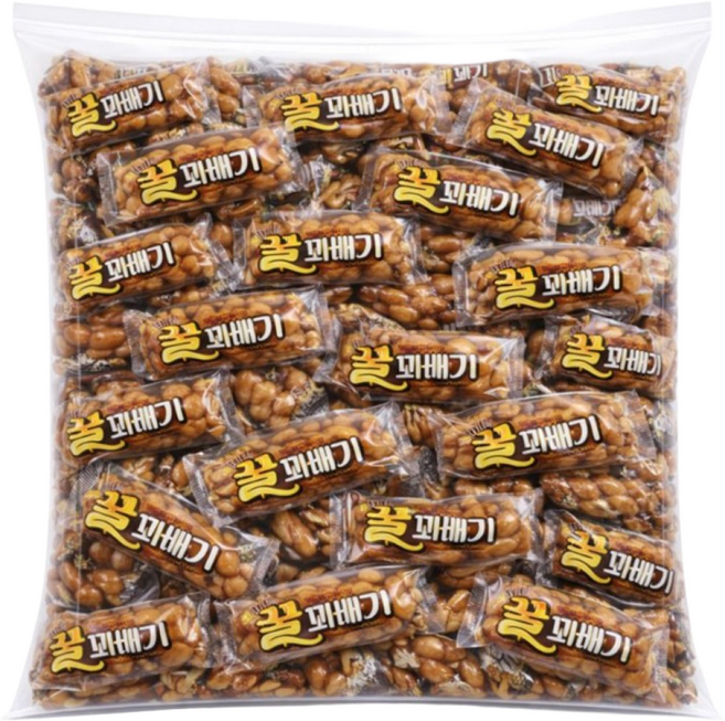 한입쏙 미니 꿀꽈배기 대용량 300개 개별포장 사무실 탕비실 간식