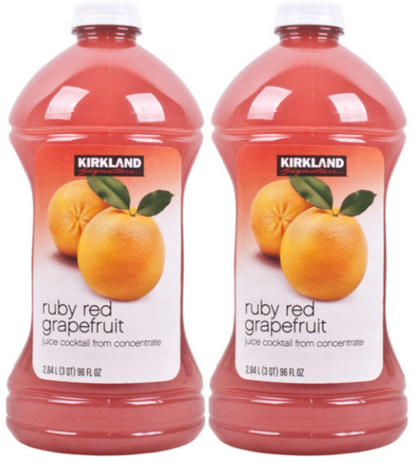 커클랜드시그니춰 루비 레드 자몽 칵테일, 2.84L, 2개