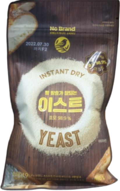 노브랜드 빵 발효가 잘 되는 이스트 효모 98.9% 100g, 1개