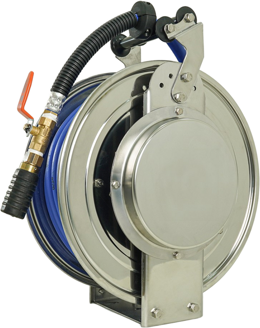 준서산업 물호스 워터릴 업소용 자동 냉수 호스릴, 10m 볼밸브, 1개