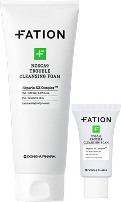 [동아제약] 파티온 노스카나인 트러블 클렌징폼 150ml + 20ml 추가증정, 1개