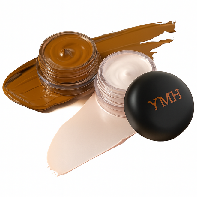 YMH 투톤 타투 커버 컨실러 방수 흉터 문신 가리는 크림 30색 리무버+오일+브러시 5종 세트, 투톤컨실러, 1개