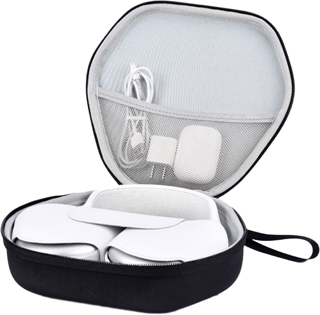 에어팟 맥스 풀커버 보관 케이스 파우치 가방 패브릭 가죽, 1개, 상세페이지 참조