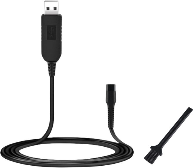 ClenZ 필립스 전기면도기 USB 충전 케이블 HQ8505 호환 15V 차량용 휴대용