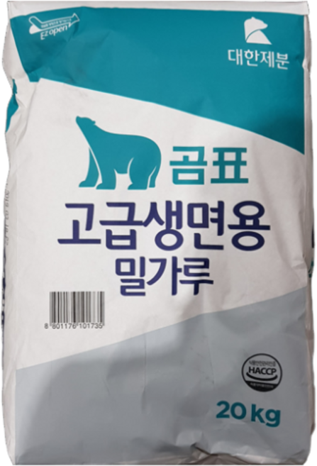 생면용 고급밀가루 ( 곰표 20kg ) 1개