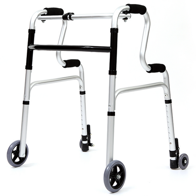 [실버백세] 2단 바퀴워커(보행기) DH-701 - 4바퀴, 1개