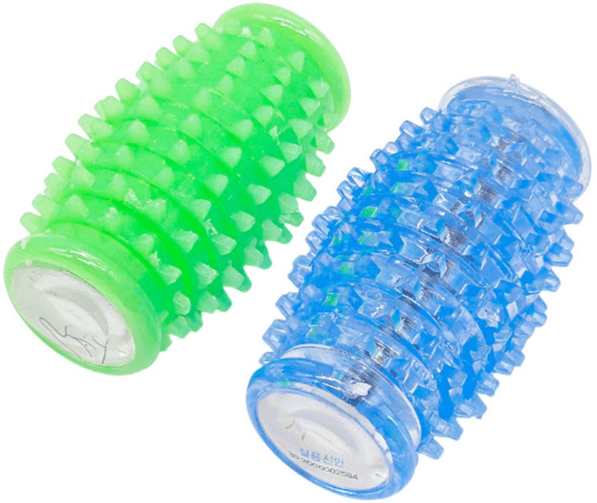 1+1 회전 스프링 손지압기 손운동 지압볼 손마사지 혈침기 마사지볼