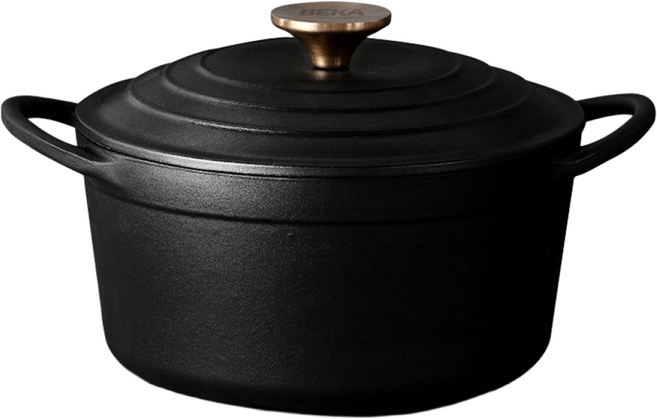 베카 시즈닝 무쇠 양수냄비 20cm, 단품, 1개