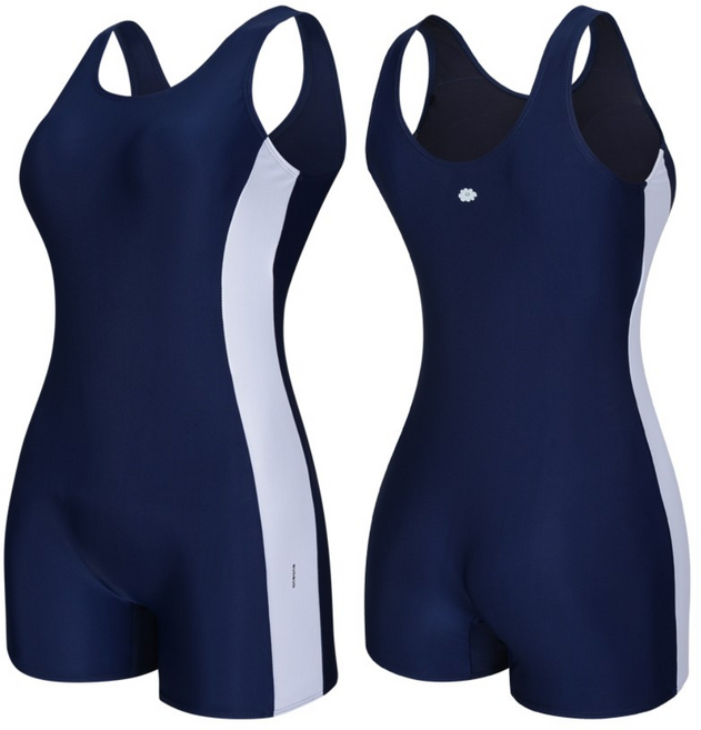 버드버드 여성용 2부 U백 실내 원피스 수영복 2컬러