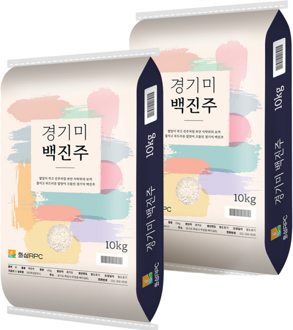 곳간오늘 경기미 백진주쌀 산지직송 최근도정, 2개, 상등급, 10kg