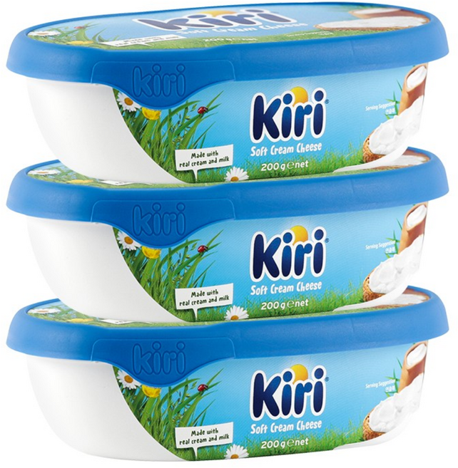 끼리 크림 치즈 스프레드 플레인200g X 3개, 200g