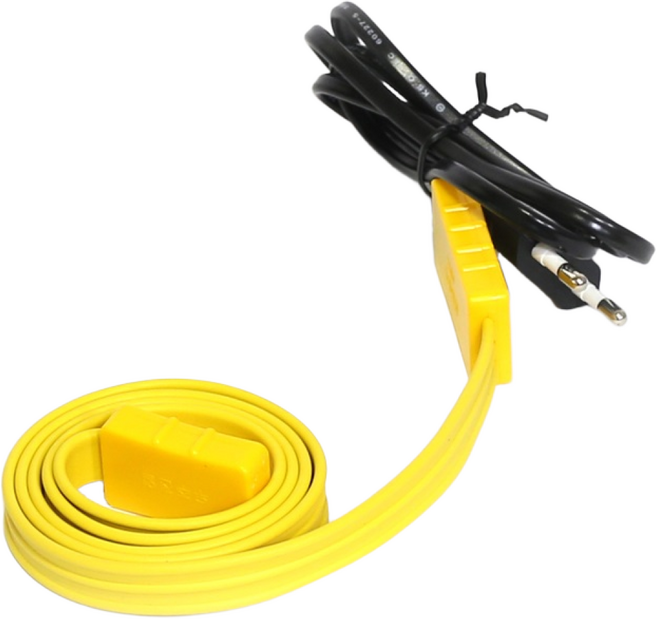 수도 동파방지열선 노란열선 1m, 02 우주전열 노란 동파방지열선 센서형, 10m, 1개