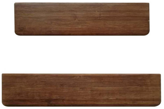제닉스 XPAM 대나무 손목받침대 키보드 팜레스트, 1개, 풀배열 브라운(438mm)