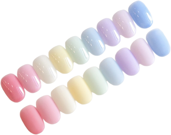 요거트젤 젤라또 시럽젤네일세트, 1세트, 9종