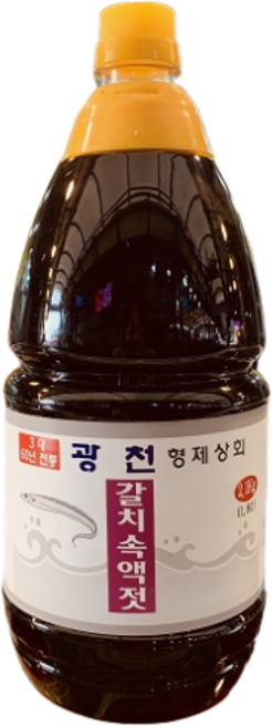 광천 형제상회 원액 100% 갈치 액젓 2.1kg, 1개