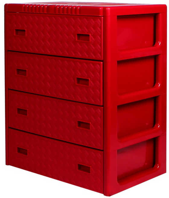 빅사이즈 그랜드 라탄 플라스틱 서랍장 4단, 4단 마르살라