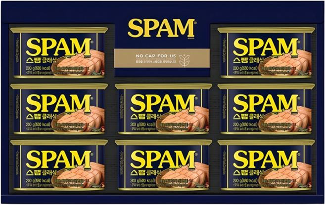 스팸 선물세트 12호 + 쇼핑백, 1세트