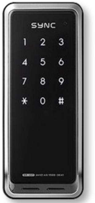 솔리티 혜강 비밀번호전용 보조키 SYNC SR-10N 도어락 현관도어락 번호키, 자가설치