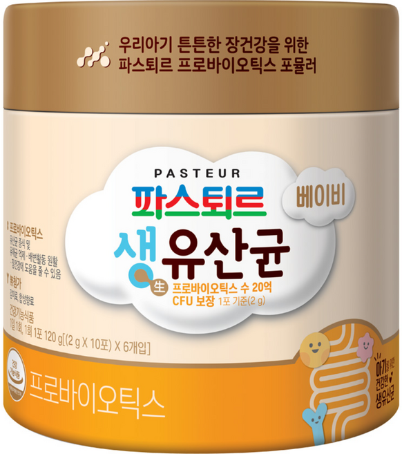 파스퇴르 베이비 생 유산균, 120g, 1개