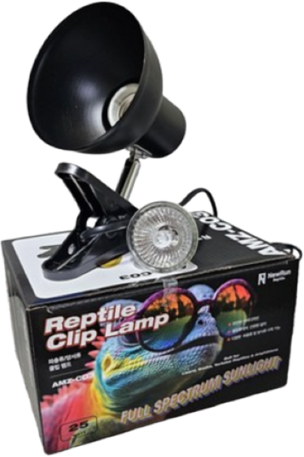 [NRC] 집게소켓 + 램프(UVB + UVA) / 파충류 도마뱀 거북이 램프 / 종류 심플집게소켓 나팔집게램프소켓 심플자바라집게소켓 / 더쥬라기, C03나팔집게램프소켓, 1개