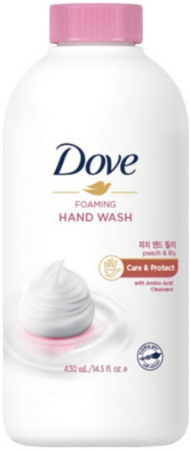 도브 포밍 핸드워시 피치 앤드 릴리 리필, 430ml, 1개