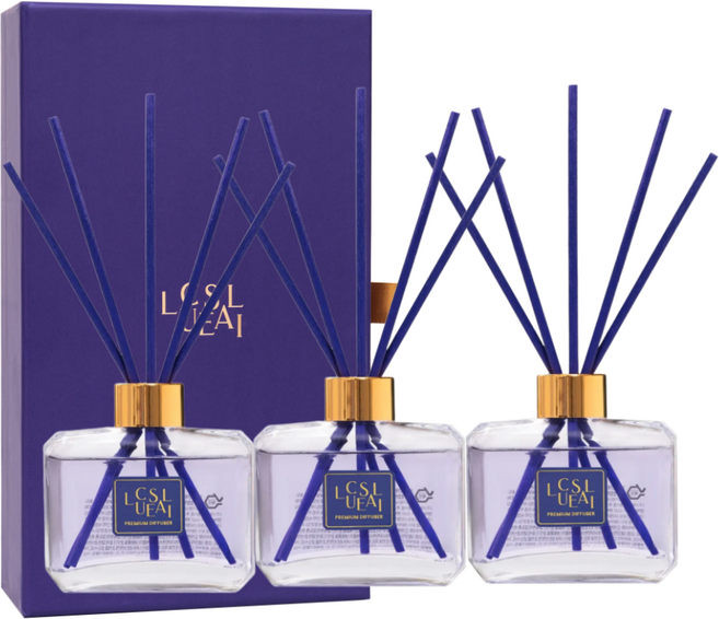 루체살리 프리미엄 시그니처 디퓨저 백화점 명품 선물세트, 3개, 100ml