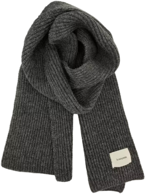 아이와카츠 겨울 방한 니트 남녀공용 머플러 목도리