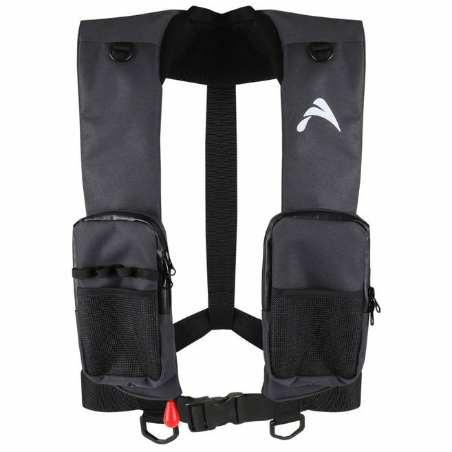 아라칸 자동 팽창식 선상 구명조끼 낚시 경량 구명조끼 F004