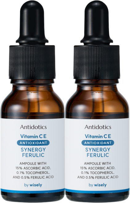 와이즐리 비타민 CE 시너지 페룰릭 앰플, 15ml, 2개