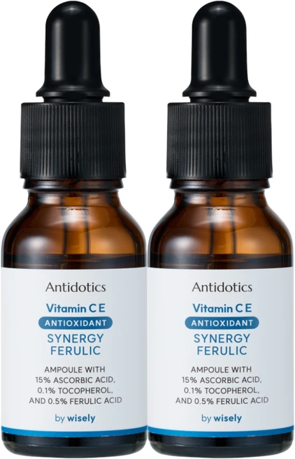 와이즐리 비타민 CE 시너지 페룰릭 앰플, 15ml, 2개 - 쿠팡