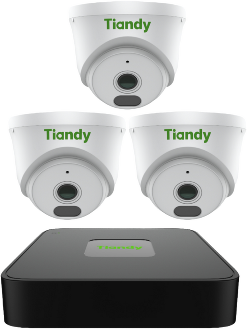 티앤디 IP CCTV 3채널(1TB) 매장용 CCTV 자가설치 실내 실외 사무실 카메라, 녹화기+실내3+HDD1TB+20M케이블3, 1개