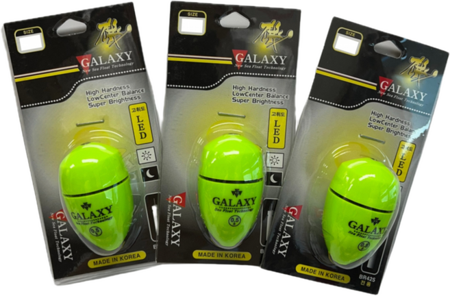 갤럭시 전자찌 3개세트 바다 전자 구멍찌 갤럭시 전자구멍찌, 그린 0.5, 3개