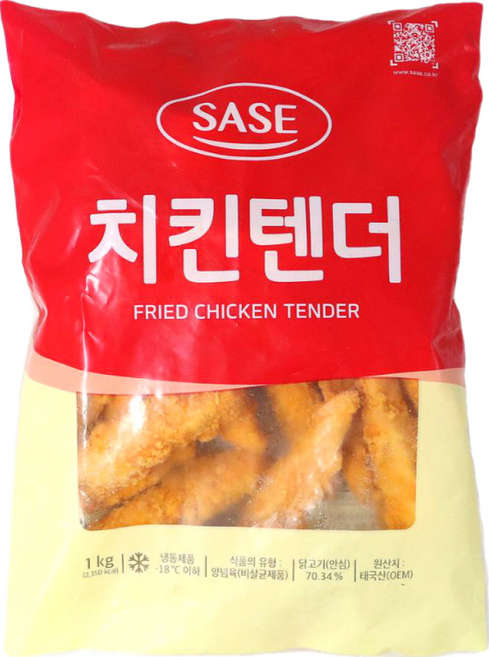사세 치킨텐더, 1kg, 10개