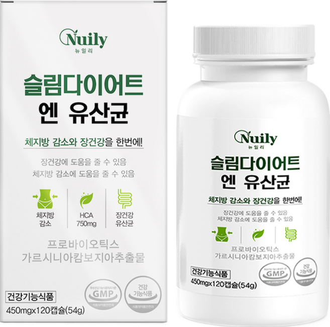 GLP1 유산균 생성 비피도 박테리움 롱검 효능 알약 60캡슐 식약청 인정 인증 건강기능식품, 1개, 120정