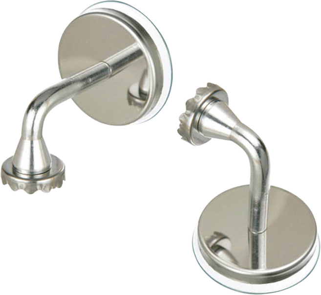 덜튼 정품 무타공 마그넷 스텐 비누홀더 2p세트, 실버, 2개