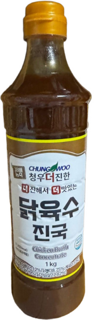 청우 더진한 닭육수진국, 1kg, 1개