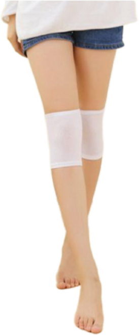 하이유니 쿨 냉감 스포츠 무릎 보호 토시, 화이트
