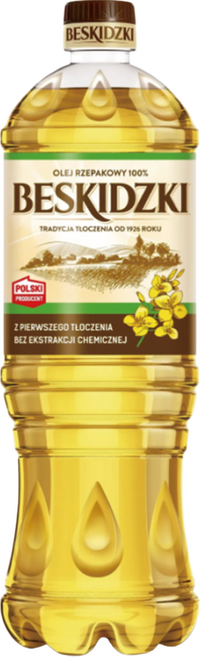 베스키스키 NON GMO 압착 카놀라유 식용유, 1개, 1L