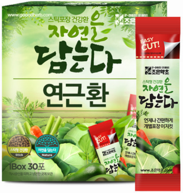 조은약초 연근환 스틱, 30개, 3g