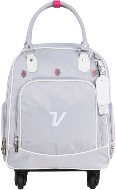 볼빅 아가일 여성 바퀴형 보스턴백 VBCPBC, 그레이