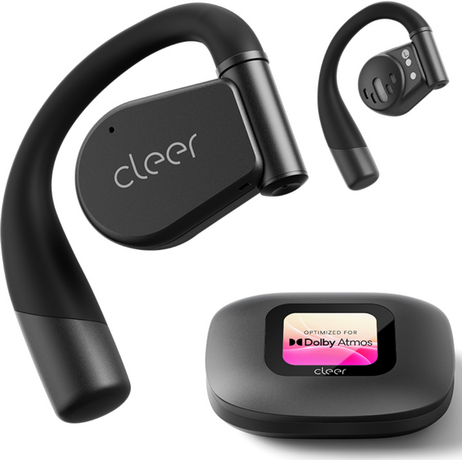 클리어 아크3 돌비 애트모스 오픈형 블루투스 이어폰 Cleer Arc3 aptX LDAC, 뮤직 블랙