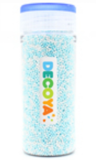 데코야 슈가스프링클 트윙클 미니구슬 스카이블루 (미니구슬/베이킹/토핑/재료), 트윙클 미니구슬 스카이블루 300g, 1개, 300g