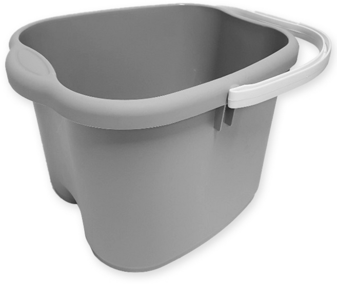씨에스리빙 퓨어 풋 케어 족욕기, 1개, 그레이