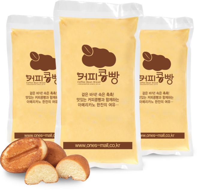 원스 커피콩빵 반죽 10kg, 5kg, 2세트