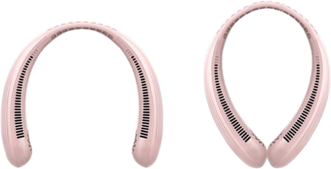 TNTN 캣넥2 날개없는 넥밴드 선풍기 2000mAh 휴대용 선풍기 목풍기 넥풍기, 핑크