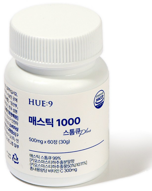 휴나인 매스틱 검 1000 스톰 큐 무농약 양배추 PLUS, 1개, 60정